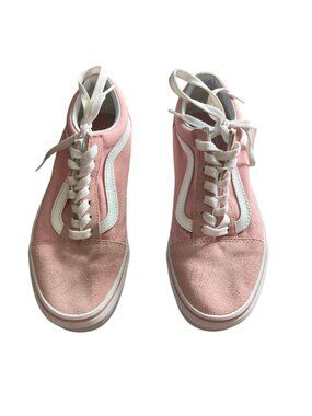 Vans Pink Old Skool Pink Low Top Skater Shoe